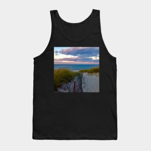 Pastel October sky over the bay Tank Top